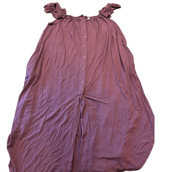 Kindred Bravely Women's Ruffle Strap Labor & Delivery Gown M/L - Picture 2 of 9